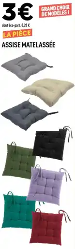Centrakor Assise matelassée offre
