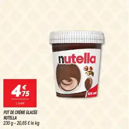 Netto NUTELLA Pot de crème glacée offre