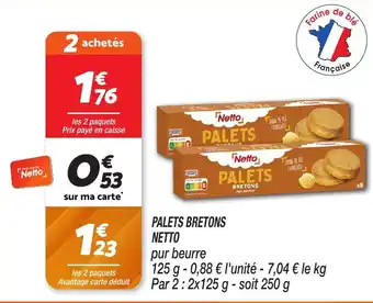 Netto NETTO Palets bretons offre