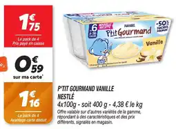 Netto NESTLÉ P'tit gourmand vanille offre