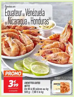 Netto NETTO Crevettes cuites offre
