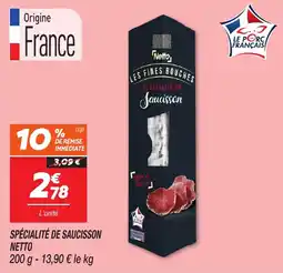 Netto NETTO Spécialité de saucisson offre