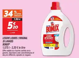 Netto BONUX Lessive liquide l'original 35 lavages offre