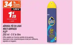 Netto PLIZ Aérosol fée du logis multi-surfaces offre