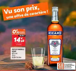 Netto RICARD Pastis de marseille offre