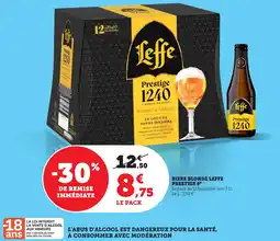 Bi1 LEFFE Biere blonde prestige 8° offre