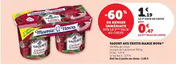 Bi1 MAMIE NOVA Yaourt aux fruits offre