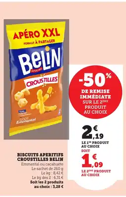 Bi1 BELIN Biscuits aperitifs croustilles offre
