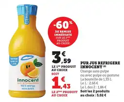 Bi1 INNOCENT Pur jus refrigere offre