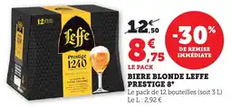 Bi1 LEFFE Biere blonde prestige 8° offre