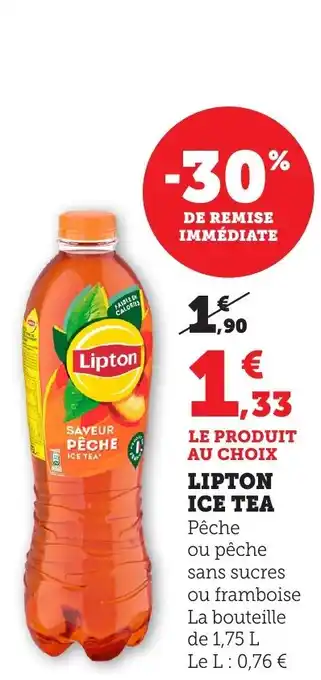 Bi1 LIPTON Ice tea offre