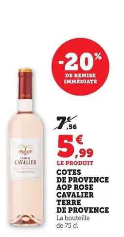 Bi1 Cotes de provence aop rose cavalier terre de provence offre