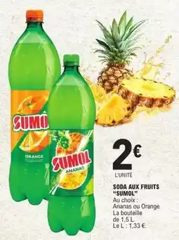 E.Leclerc Orange - soda aux fruits offre