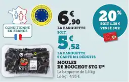 Bi1 U Moules de bouchot stg offre