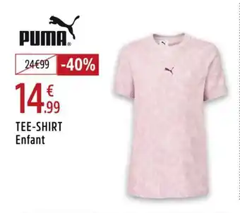 Intersport PUMA Tee-shirt enfant offre