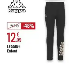Intersport KAPPA Legging enfant offre