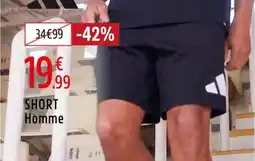 Intersport ADIDAS Short homme offre