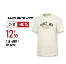 Intersport QUICKSILVER Tee-shirt homme offre