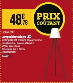 Tridôme Lampadaire solaire LED offre