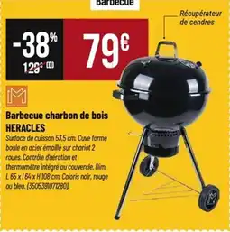 Tridôme Barbecue charbon de bois HERACLES offre