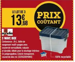Tridôme SUNDIS 3 wave box offre