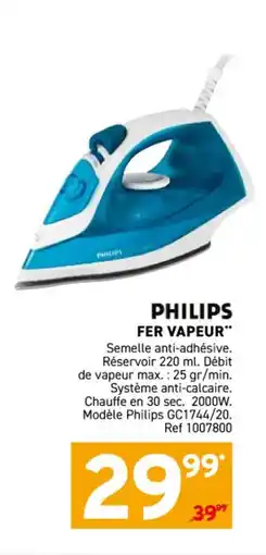 Trafic PHILIPS Fer vapeur offre