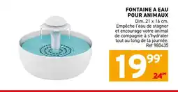 Trafic Fontaine a eau pour animaux offre