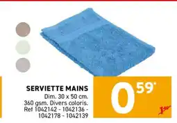 Trafic Serviette mains offre