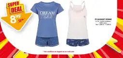 Trafic Pyjashort femme offre