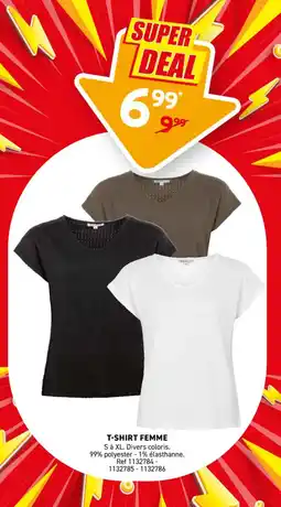 Trafic T-shirt femme offre