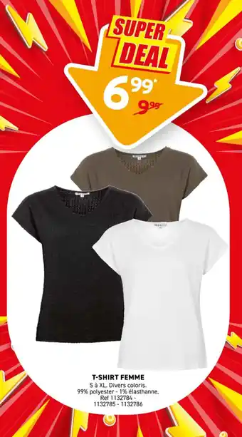 Trafic T-shirt femme offre