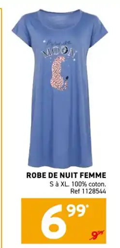 Trafic Robe de nuit femme offre