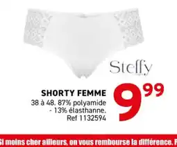 Trafic Shorty femme offre