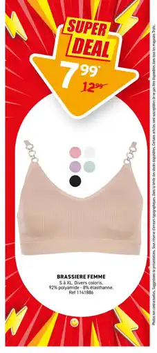 Trafic Brassiere femme offre