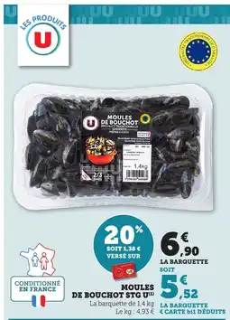 Maximarché Moules de bouchot stg u offre