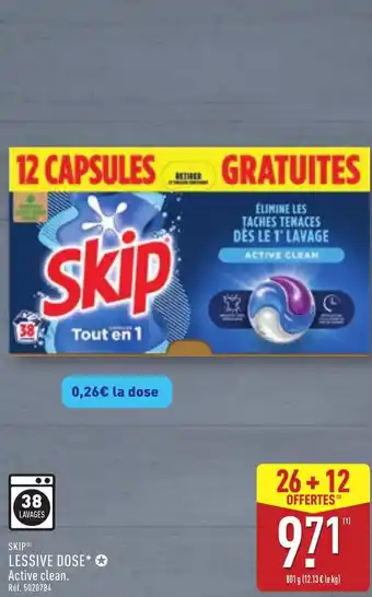ALDI Skip lessive dose offre