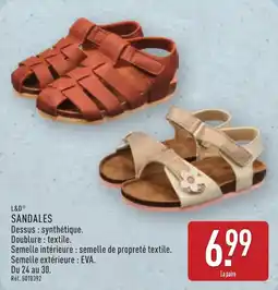 ALDI L&d sandales offre