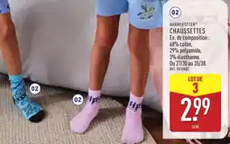ALDI Harry potter chaussettes offre
