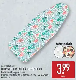 ALDI Home creation housse pour table à repasser offre
