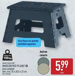 ALDI Home creation marchepied pliant offre