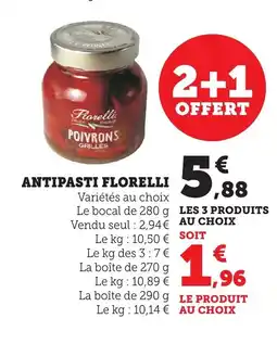 Maximarché FLORELLI Antipasti offre