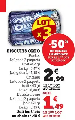 Maximarché OREO Biscuits offre