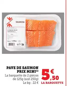 Maximarché Pave saumon offre