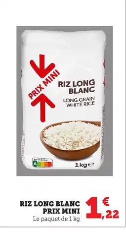 Maximarché Riz long blanc offre