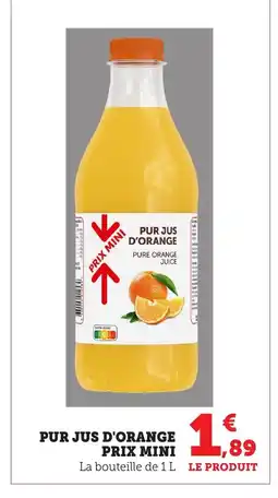 Maximarché Pur jus d'orange offre