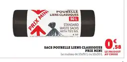 Maximarché Sacs poubelle liens classiques offre