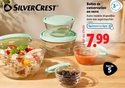 Lidl Boîtes de conservation en verre offre