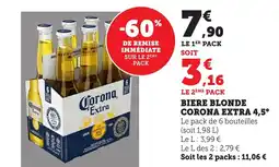 Maximarché CORONA EXTRA Biere blonde offre
