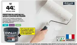 Brico Dépôt Peinture blanche sous-couche intégrée offre