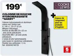Brico Dépôt GARRY Colonne de douche hydromassante offre